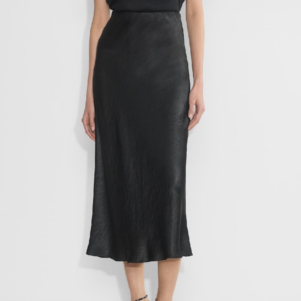 Aritzia satin maxi skirt